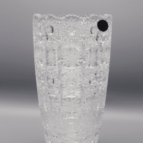 Vágott kristályváza ÚSVIT 23 cm