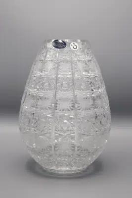 Vágott kristályváza ÚSVIT 26 cm