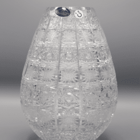 Vágott kristályváza ÚSVIT 26 cm