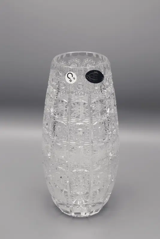 Vágott kristályváza ÚSVIT 23,5 cm