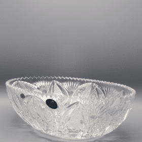 Vágott kristálytál ÚSVIT 31 cm