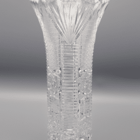 Vágott kristályváza ÚSVIT 23,5 cm