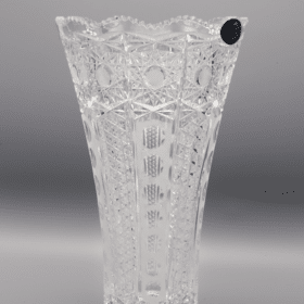 Vágott kristályváza ÚSVIT 23 cm
