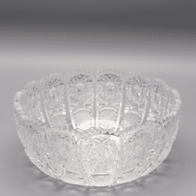 ÚSVIT 16 cm-es kristály csiszolt tál