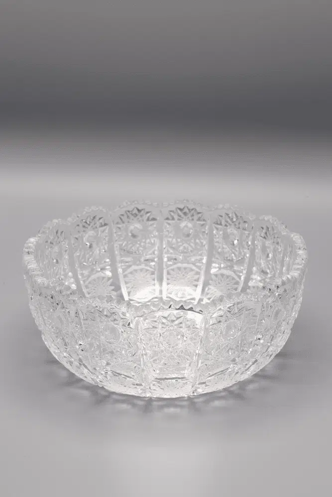 Krištáľová brúsená misa ÚSVIT 16 cm