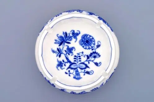 Cibulák – Popolník okrúhly 13 cm – originál cibuľový porcelán 1. akosť