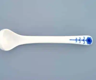 Cibulák – Lyžička hladká na med 13cm – originálny cibuľový porcelán 1. akosť