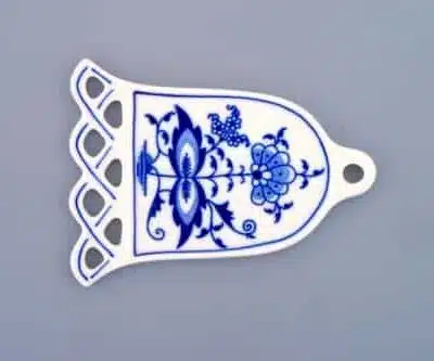 Cibulák – Vianočná ozdoba – zvonček 10 cm – originál cibuľový porcelán 1. akosť