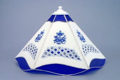 Cibulák – Tienidlo k lampe vitráž prelamované 6 stenové – originálny cibulák Dubí – 1. akosť