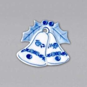 Cibulák – Vianočná ozdoba – zvončeky – originál cibuľový porcelán 1. akosť