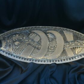 Kristálycsiszolású exkluzív tányér 55 cm