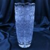 Krištáľová brúsená váza 20 cm