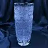 Krištáľová brúsená váza 20 cm