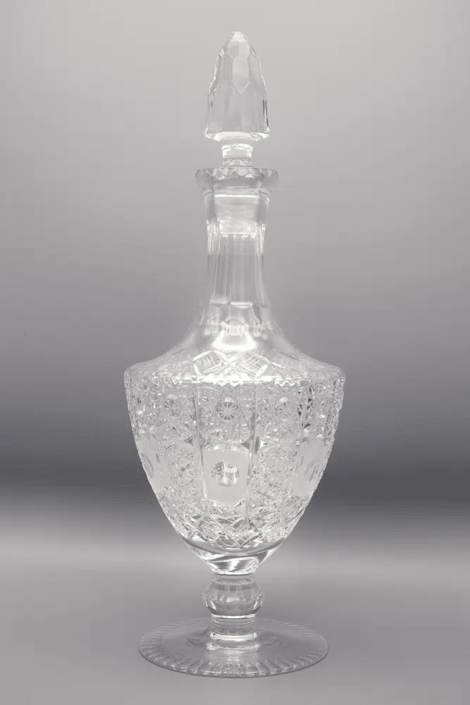 Krištáľová brúsená misa ÚSVIT 850 ml