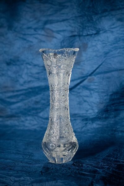 Vágott kristályváza 15 cm - Image 10
