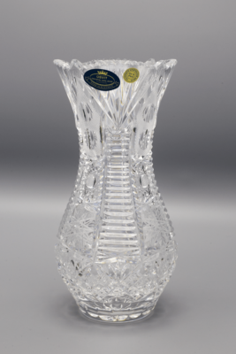 Vágott kristályváza ÚSVIT 20 cm