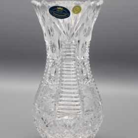 Vágott kristályváza ÚSVIT 20 cm