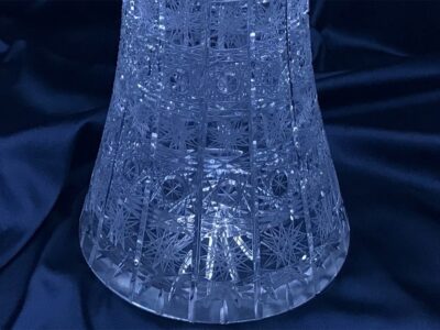 Vágott kristályváza 30 cm - Image 3