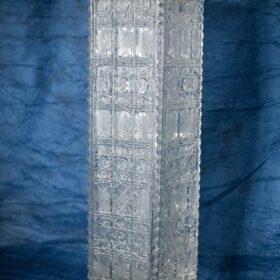 Vágott kristályváza 35 cm