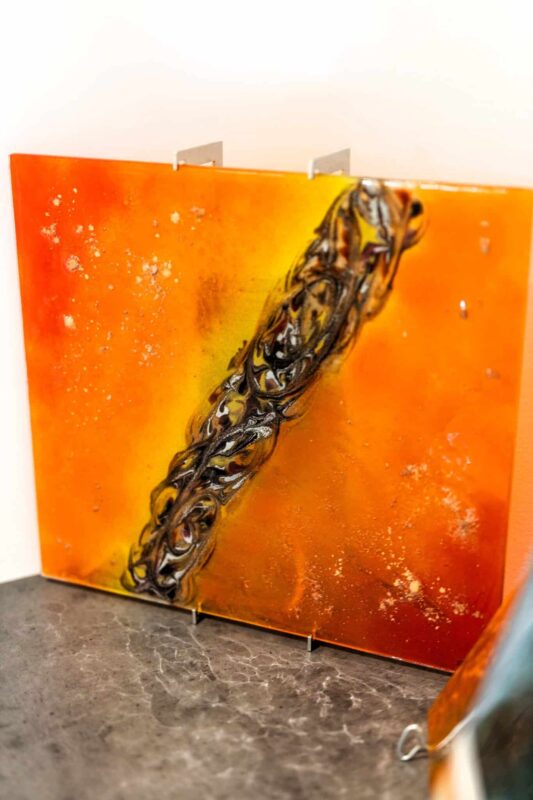 Műüveg Veronika Rusňáková 44x41 cm - Image 2